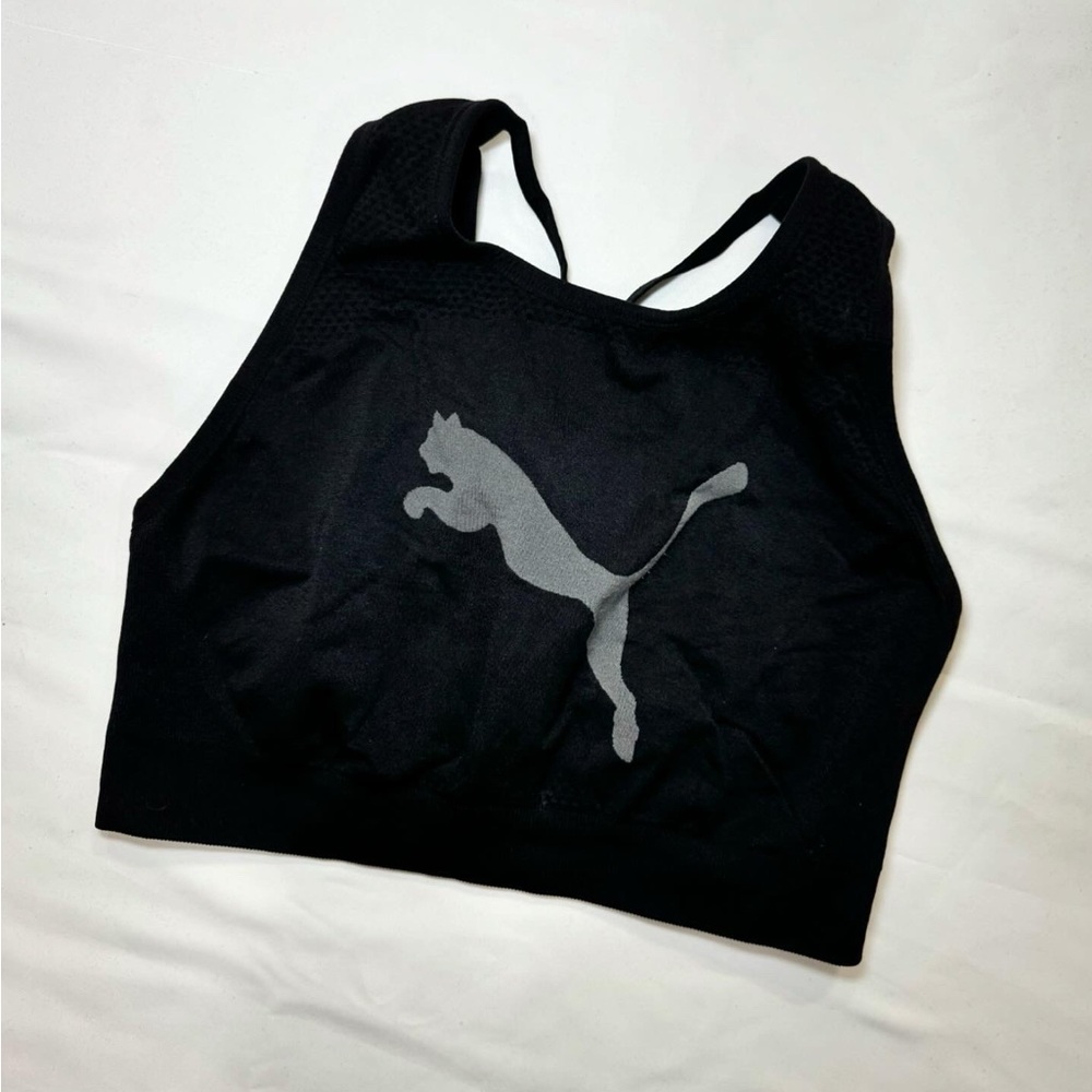 Puma Black Sports Bra